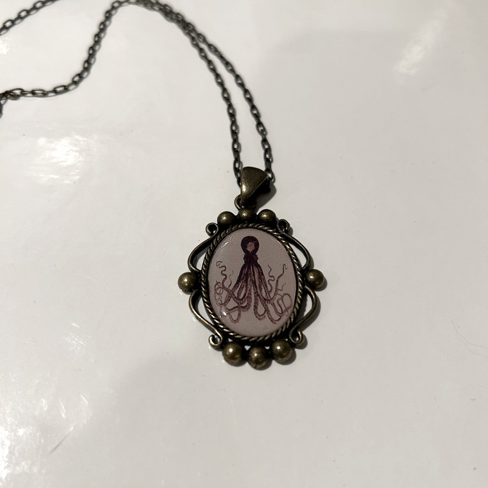 Octopus statement necklace